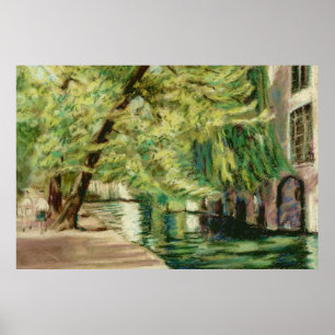 Brügge Canal Poster oder Print