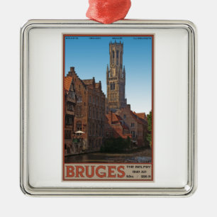 Brügge - der Belfry Silbernes Ornament