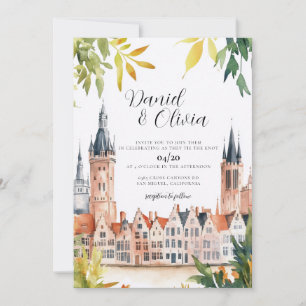 Brügge Hochzeit Belgien Einladung