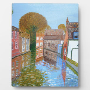 Brügge Kanal Fotoplatte