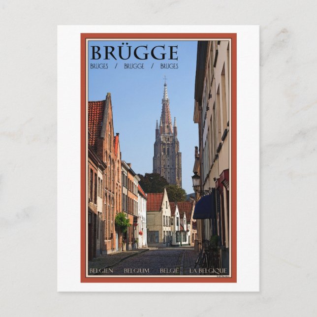 Brugge Postkarte (Vorderseite)