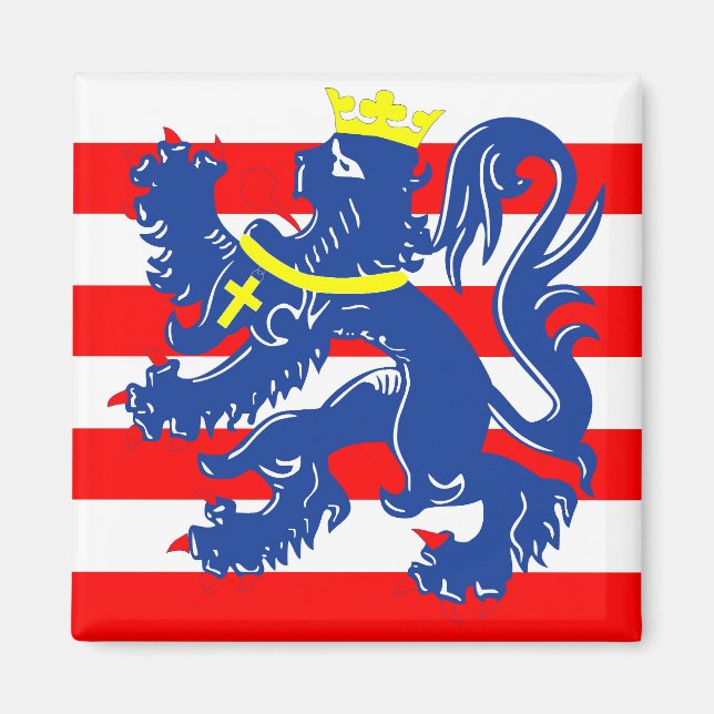 Brügge Stadt Flag Belgien Symbol Magnet (Vorne)