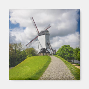 Brügge-Windmühlen-Magnet Magnet