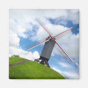 Brügge-Windmühlen-Magnet Magnet