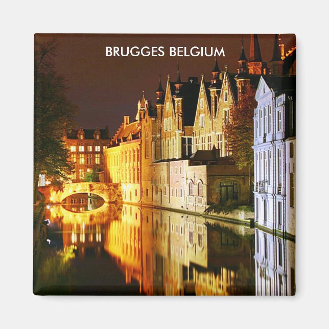 BRUGGES BELGIEN MAGNET (Vorne)