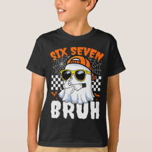 Bruh 67 Halloween Lustig Six Seven Meme Brainrot G T-Shirt