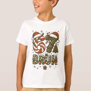 Bruh 67 Sechs Sieben 6 7 Retro-Weihnachten Lustige T-Shirt