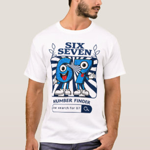 Bruh 67 Sechs Sieben 6-7 Talian Brainrot Meme Für T-Shirt