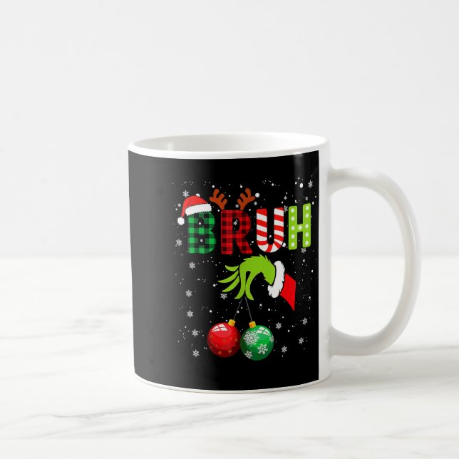 Bruh 67 Six Seven 6 7 Meme Christmas Funny Gen Alp Kaffeetasse (Rechts)