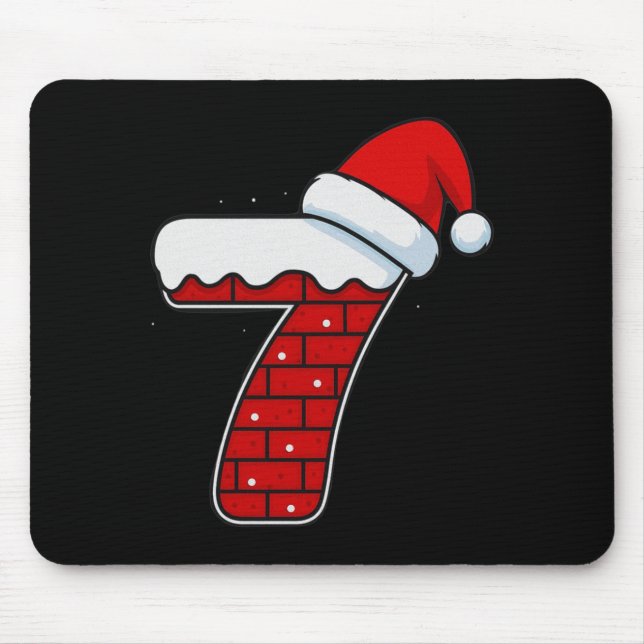 Bruh 67 Six Seven 6 7 Meme Christmas Funny Long Sl Mousepad (Vorne)
