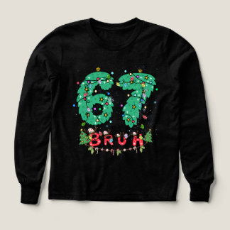 Bruh 67 Six Seven 6 7 Mème Noël Garçon et fille