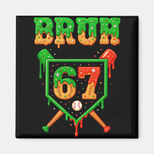 Bruh 67 Verkaufe Weihnachtslebkuchen-Drip Nummer 6 Magnet