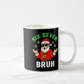 Bruh 67 Weihnachten Santa Sechs Sieben 6 7 Jungen  Kaffeetasse