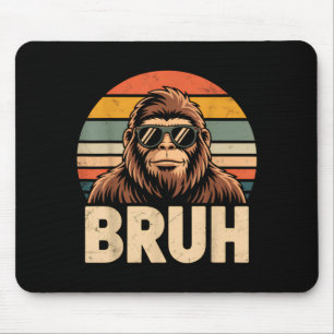 Bruh Bigfoot Meme Grafik Jungen Männer lustig Sasq Mousepad