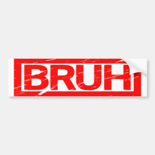 Bruh Briefmarke Autoaufkleber