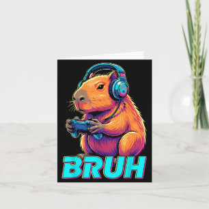 Bruh Capybara Lustige Videospiele Capybaras  Karte