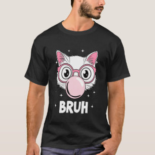 Bruh Cool Cat Kaugummi T-Shirt