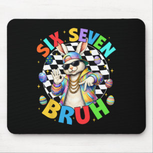 Bruh Cooler Kaninchen Hip Hop Hase Ostern Männer J Mousepad
