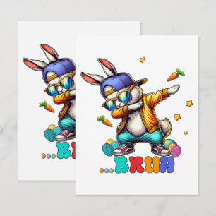Bruh Dab Hase Ostern Lustig Karte