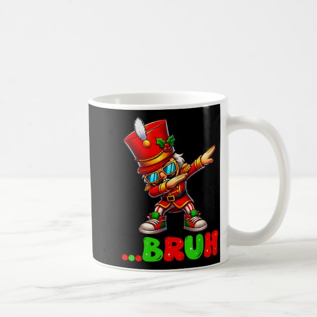 Bruh Dab Nussknacker Lustige Kinder Jungen Männer  Kaffeetasse (Rechts)