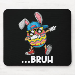 Bruh Dabbing Ostern Ei Hase Cute Dab Tanz Jungen Mousepad