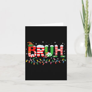 Bruh Elf Squad frohe Weihnachts Weihnachten Weihna Karte