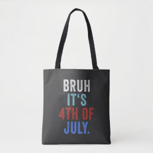 Bruh Es ist 4. Juli Lustiger Retro-Independance Da Tasche