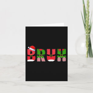 Bruh Funny Christmas Teens Boys Kinder Kinder Xmas Karte