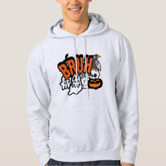 Bruh Ghost Halloween Niedlich Ghost Trick oder Tre Hoodie