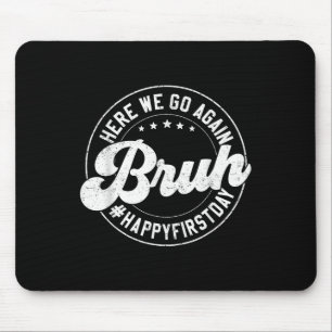 Bruh hier geht's wieder von vorne Kreis-Geschenk F Mousepad