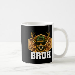 Bruh Hirsch Lustiger Hirsch Jagd Tarnmütze Jugend Kaffeetasse