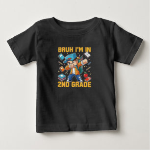 Bruh, ich bin im zweiten Grade Dabbing Boys Kids G Baby T-shirt