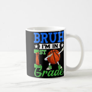 Bruh Im 1. Klasse Basketball zurück zum Schuljunge Kaffeetasse