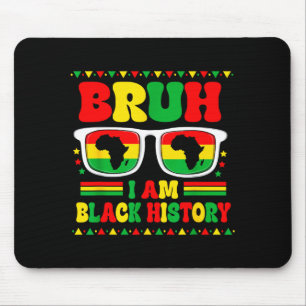 Bruh im Black History Month Singles Afrikanische K Mousepad