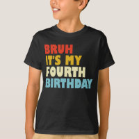 Bruh ist mein vierter Geburtstag 4 Jahre alter Mäd