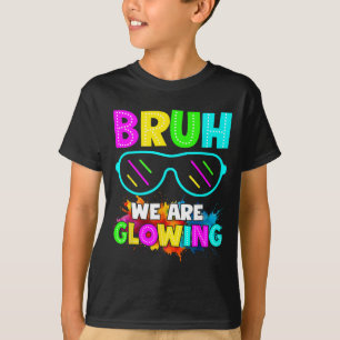 Bruh leuchten in leuchtender Ära-Gruppe Team farbe T-Shirt