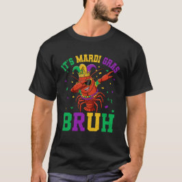 Bruh Mardi Gras Teens Boys Kids Mardi Gras 2025 T-Shirt