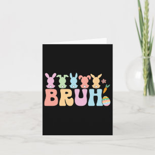 Bruh Meme Lustige Aussage Bro Gruß Teenager Jungen Karte