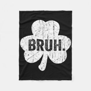 Bruh Meme Lustiger Spruch Bro Gruß Teenager Junge Fleecedecke