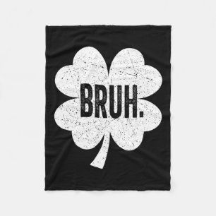 Bruh Meme Lustiger Spruch Bro Gruß Teenager Junge Fleecedecke