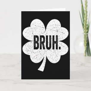 Bruh Meme Lustiger Spruch Bro Gruß Teenager Junge Karte