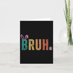 Bruh Meme Lustiger Spruch Bro Gruß Teenager Jungen Karte