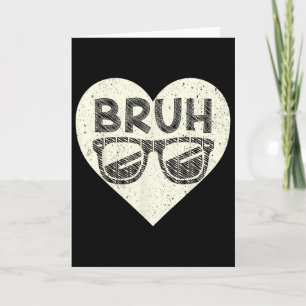 Bruh Meme Lustiger Spruch Bro Gruß Teenager Jungen Karte