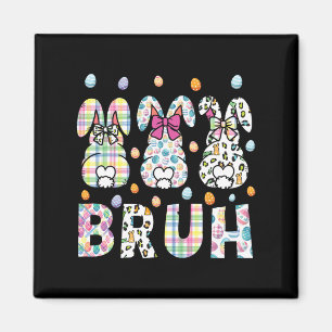 Bruh Meme Ostertag Funny Bunny Eggs Teens Boys K Magnet