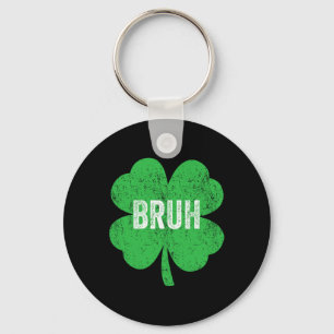 Bruh Meme Shamrock Lustiger St. Patrick's Day Teen Schlüsselanhänger
