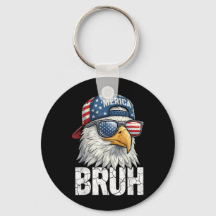 Bruh Merica Weißkopfseeadler 4. Juli USA Amerikani Schlüsselanhänger