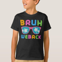 bruh nous soutenons les t-shirts pour enfants