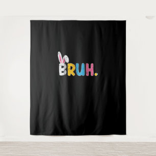 Bruh Oaster Bunny Niedlich Meme for Kids _1 Wandteppich