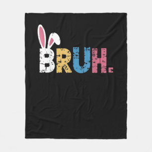 Bruh Oaster Bunny Niedlich Meme for Kids _3 Fleecedecke