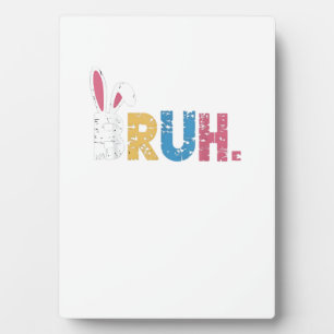 Bruh Oaster Bunny Niedlich Meme for Kids _3 Fotoplatte
